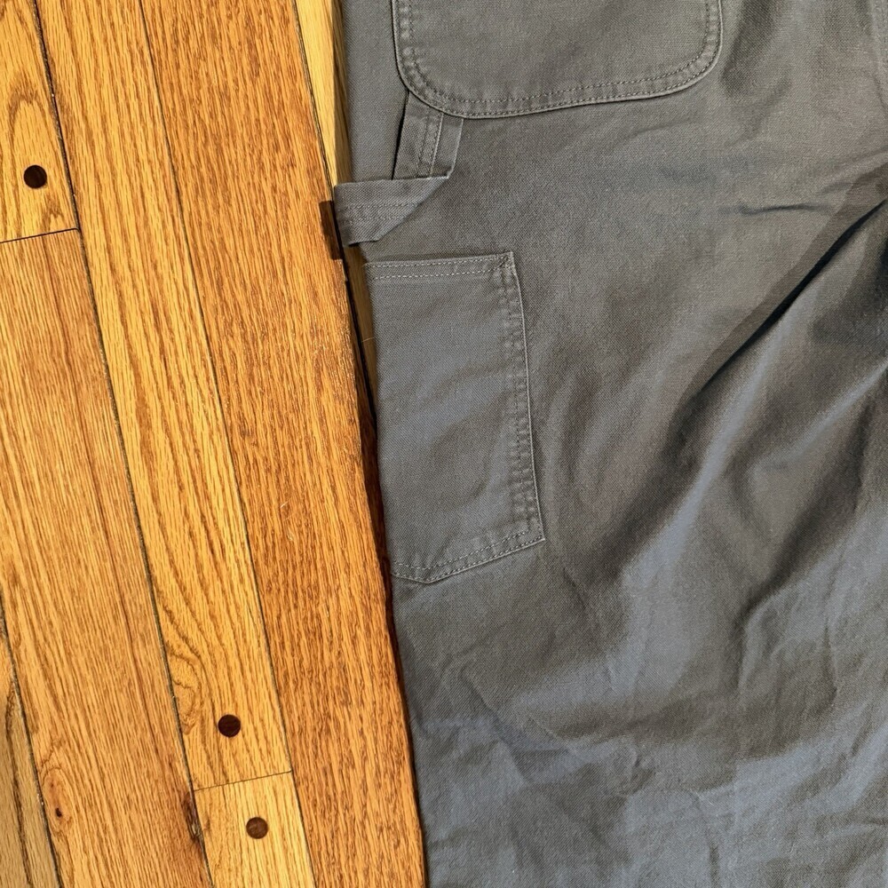 Carhartt Relaxed Straight Rugged Flex Duck Dungaree 38x34 103279 Gravel Gray - Picture 10 of 10